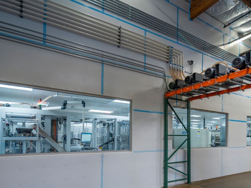 Brycon completes 14,000 sqft temporary cleanroom for global firm