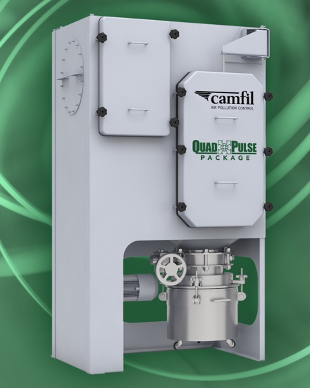 Camfil dust collector offers compact design, a cleanable filter system and explosion protection