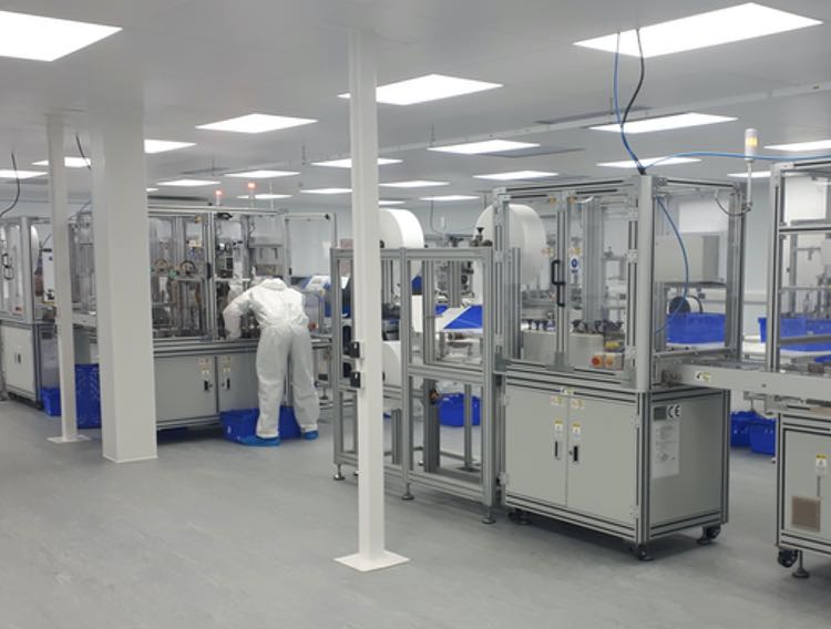 Case study: ISO Class 8 mask production facility
