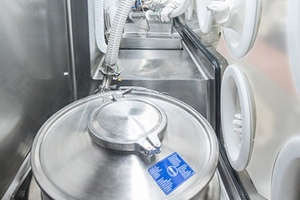 Case study: pneumatic sifter for high containment applications