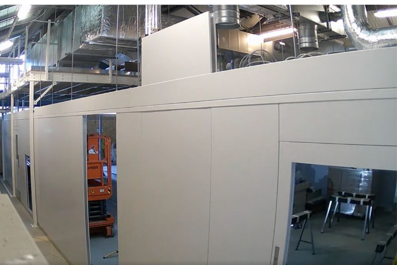 Clean Construction makes progress on Ab Biotechnology cleanroom facility