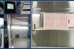 Clean Rooms International fulfills pharmaceutical manufacturer’s requirement for laminar air flow and
sterility on new bottle fill line
