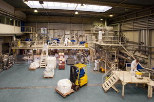 Contained active freeze drying