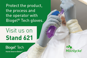 Discover Mölnlycke's range of critical environment gloves at Making Pharmaceuticals 2024