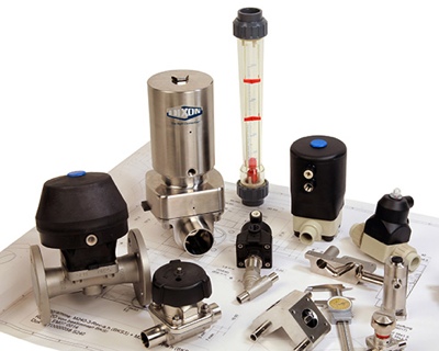 Dixon high purity diaphragm valves reduce product entrapment