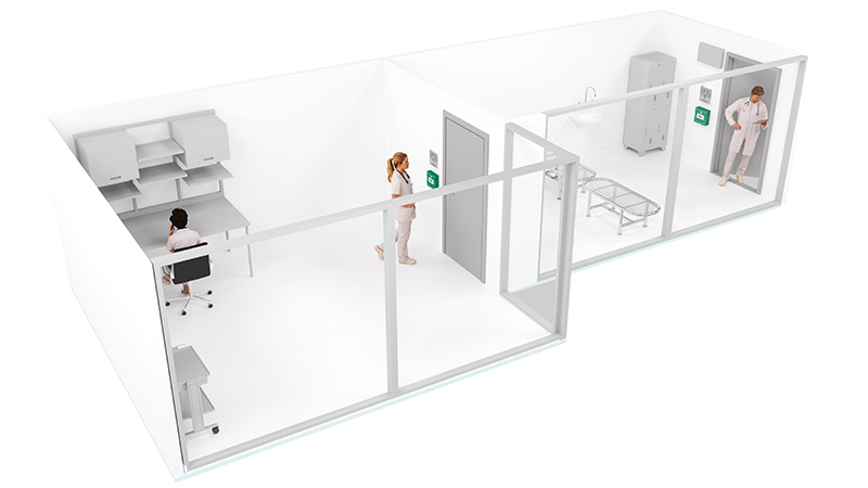 Door interlocks for cleanrooms, containment suites and laboratories