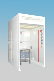Downflow booths provide operator protection from dust