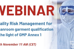 DuPont webinar: Quality Risk Management for cleanroom garment qualification