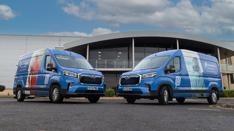 E-vans hit the road at Micronclean