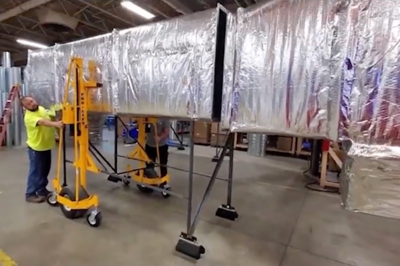 Edwards completes ISO Class 7 aerospace cleanroom prefabrication