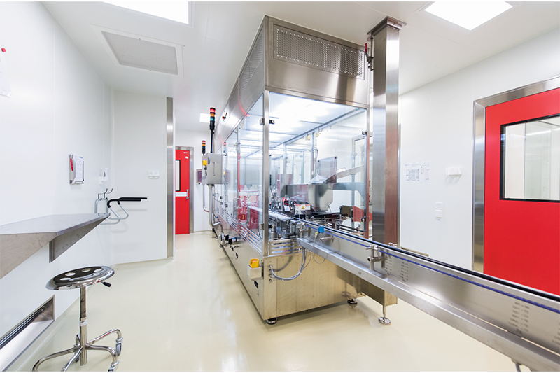 Eliminating contaminants in an area of high GMP cleanliness