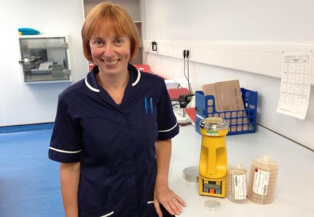 Environmental monitoring in a hospital aseptic preparation unit