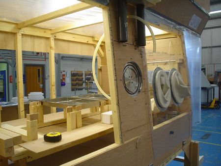 Ergonomics trials in isolator design