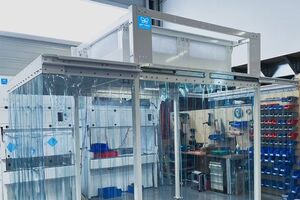 Erlab delivers custom laminar airflow ceiling to strengthen clean conditions in cosmetics production