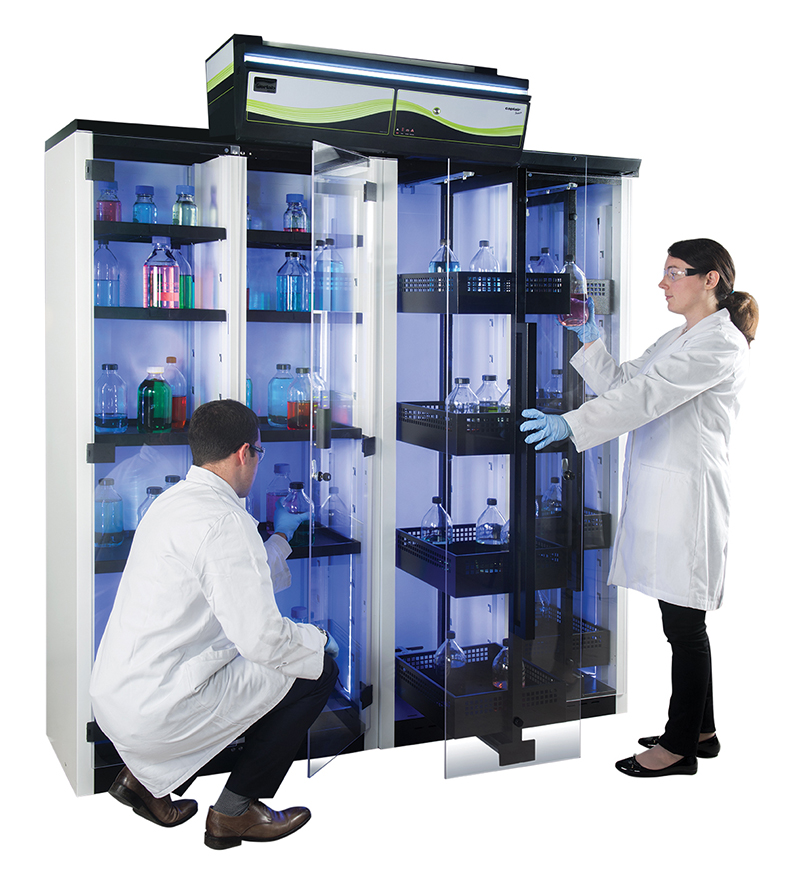 Erlab ductless filtering storage cabinets