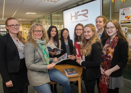 Female chemists from High Force Research return to school to inspire the next generation of scientists
