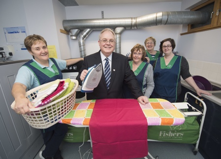 Fishers provides laundry service to Scottish charity free of charge