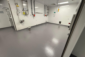 Flooring refresh includes better anti-slip properties for global pharma firm