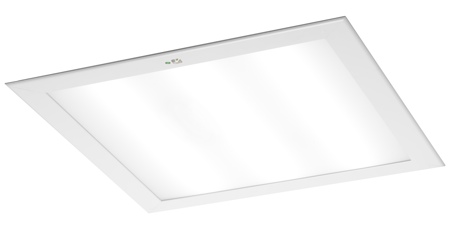 Fluorescent and LED luminaires are suitable for hygienic environments