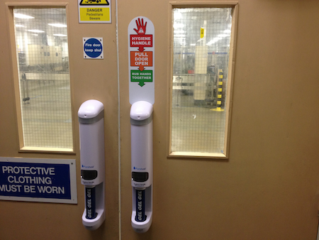 Food processors get a better handle on hand hygiene
