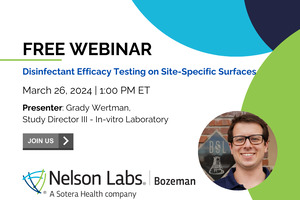 Free webinar on Cleanroom Disinfection Validation