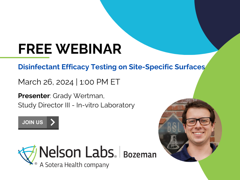Free webinar on Cleanroom Disinfection Validation