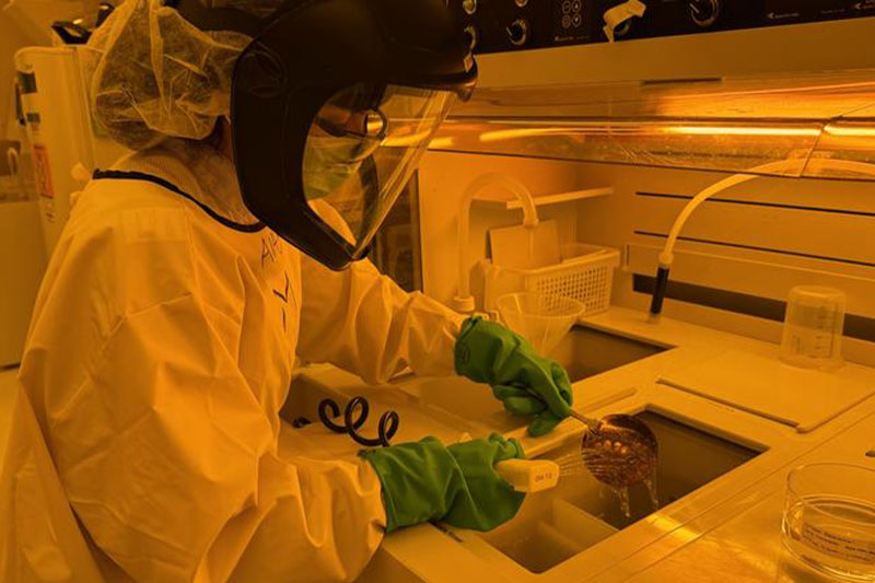 From classroom to cleanroom: Students receive hands on training