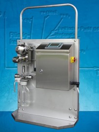 Fully automatic sterile sampling system for liquids and pure steam