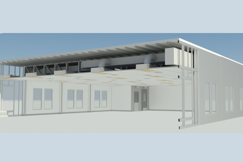 G-CON launches "floorlessPOD" prefabricated cleanroom