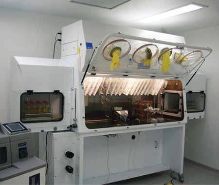 Gas sanitised isolators