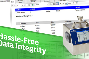 GMP compliance and particle counting data integrity