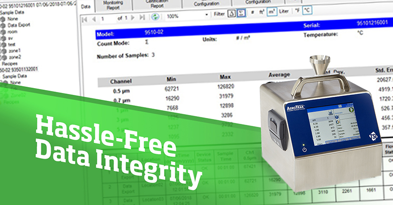 GMP compliance and particle counting data integrity