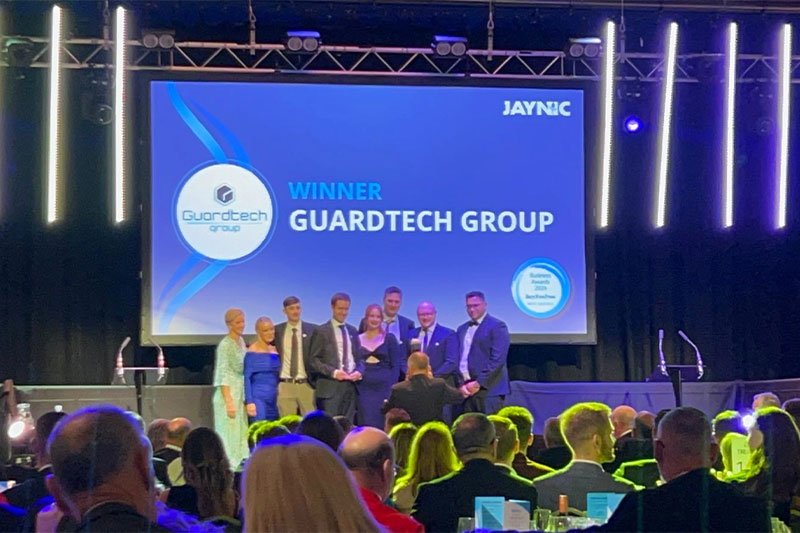 Guardtech Group bag third win in two months with West Suffolk Innovation of the Year Award