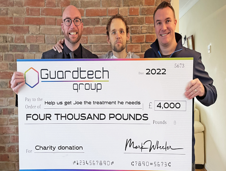 Guardtech leads fundraising drive for MS sufferer  