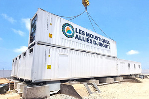 Guardtech supports malaria fight in Djibouti with 11-bay portable lab