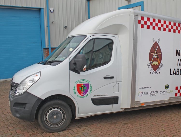 Guardtech supports Ugandan COVID-19 battle with mobile lab