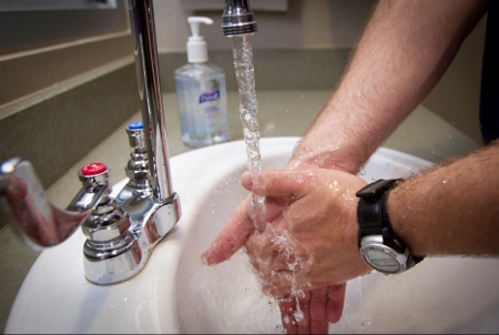 Hand drying with single-use towels is least likely to spread viruses