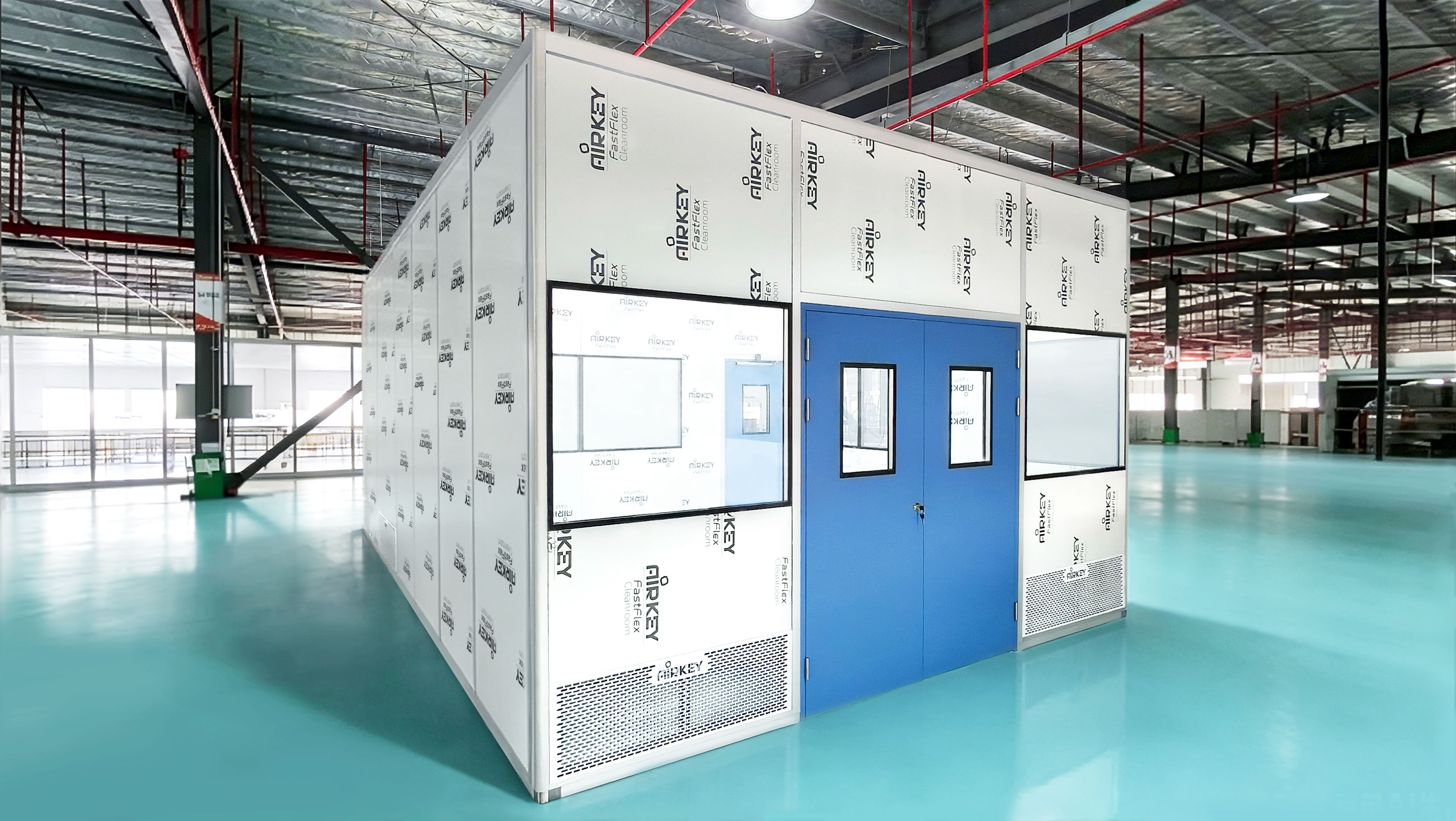 Hands-free access and adjustable privacy: Airkey's factory proven ISO6 Cleanroom for optics production