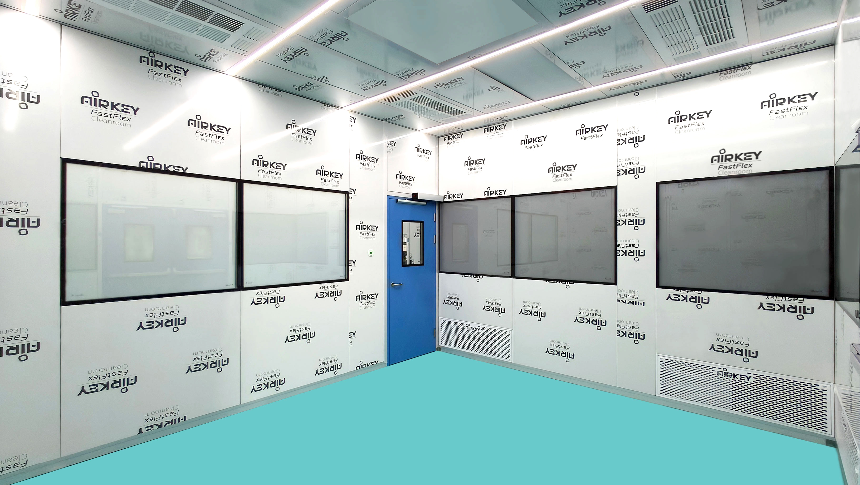 Hands-free access and adjustable privacy: Airkey's factory proven ISO6 Cleanroom for optics production