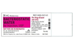 Hospira: Lack of sterilisation confirmation triggers voluntary recall of Bacteriostatic Water for Injection