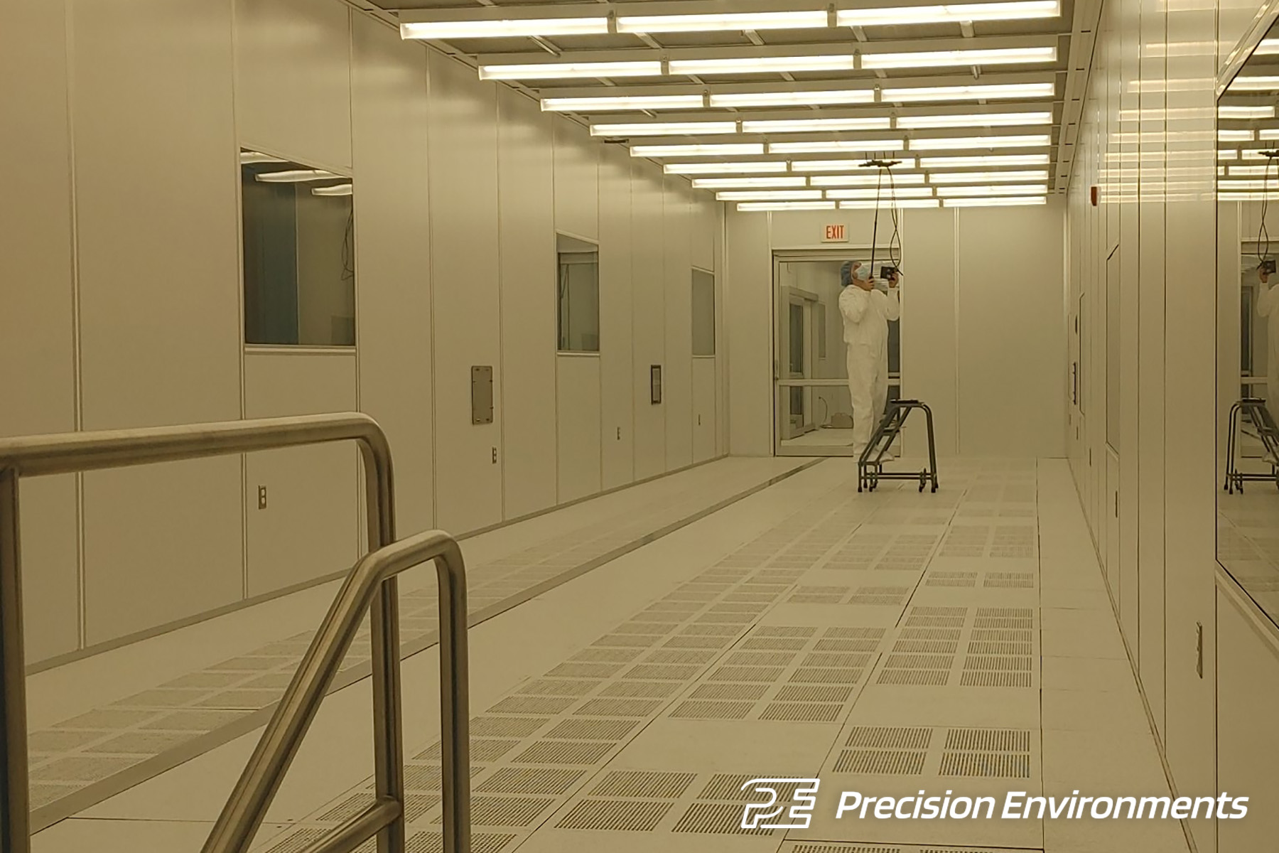 How are cleanrooms typically cleaned?