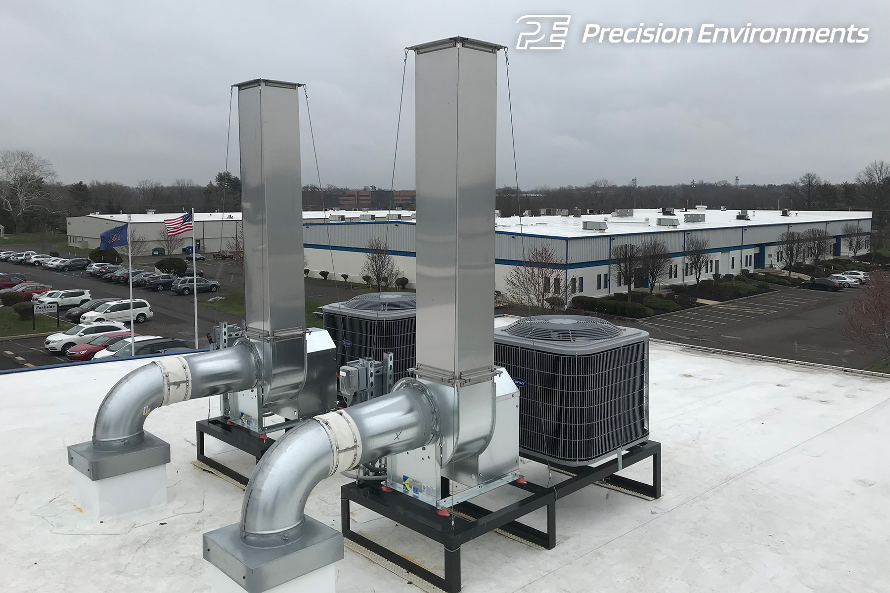How does a Cleanroom Split System DX HVAC System work?
