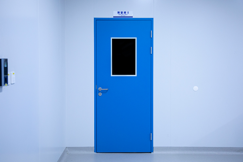 How to install a cleanroom steel door