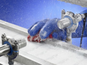 Hygienic design ultrasonic detector withstands wash-down environments