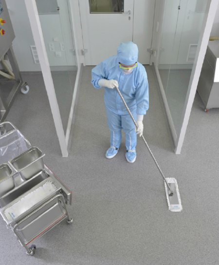 Improving process safety during surface disinfection