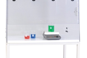 Isola workstations protect users from chemical fumes and vapours