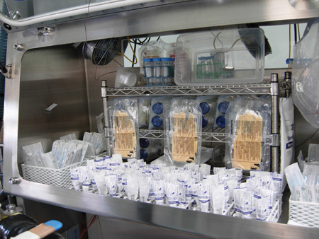 Isolator decontamination with nitrogen dioxide