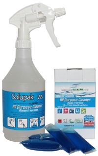 Klenzan appointed sole distributor of Solupak cleaning products