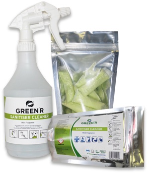 Klenzan launches Green’R pre-dosed cleaning sachets   