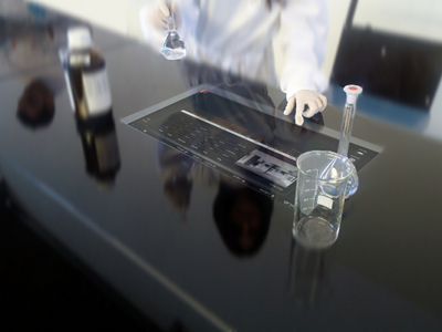 Laborial installs first interactive worktops for laboratories and cleanrooms